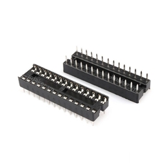 Đế IC 28 chân vuông hẹp hai hàng 2.54mm 1A 60VAC