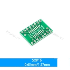 Đế ra chân SMD sang DIP SOP16 Mini