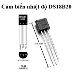 DS18B20 cảm biến nhiệt độ