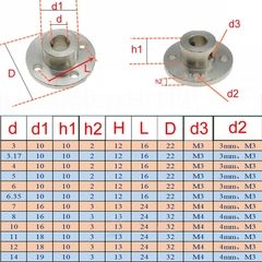 Khớp nối mặt Bích 6mm