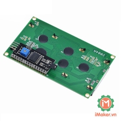 LCD 2004 Nền xanh dương Chữ Trắng 5V Kèm I2C Driver