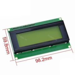 LCD 2004 Nền xanh lá Chữ Đen 5V Kèm I2C Driver