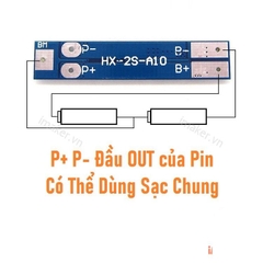 Mạch sạc Pin 18650 2 viên 2S 16A có bảo vệ