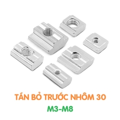 Tán bỏ trước nhôm định hình 3030 - M3, M4, M5, M6, M8