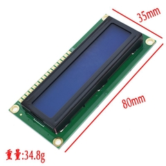 Màn hình LCD Text LCD1602 xanh dương