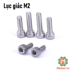 Ốc lục giác trụ Inox M2 (10pcs)