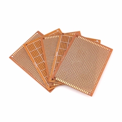 Phíp đồng đục lỗ 7X9cm không phủ xanh 1 mặt, Board đục lỗ Fr4