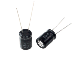 Tụ hoá 68uF 50V 6.3x11mm xuyên lỗ