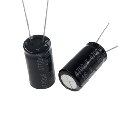 Tụ hoá 4700uF 16V 13x26mm xuyên lỗ