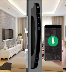 Khóa vân tay cửa nhôm kính KAWA KN668 - Face ID 3D