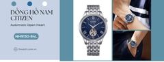 Citizen NH9130-84L Xanh – Đồng Hồ Cơ Lộ Tim Thanh Lịch, Chính Hãng Citizen