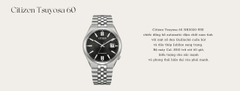 Citizen Tsuyosa 60 NK0020-55E Đen – Đồng Hồ Nhật Bản Cao Cấp | Hwatch