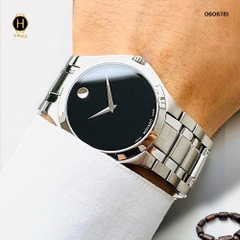 Đồng Hồ Nam Movado Quartz Collection Black Dial 0606781