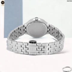 Đồng Hồ Nữ Movado Quartz 0607418 Veturi Dây Thép Mặt Đen