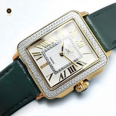 Đồng Hồ Nữ GV2 By Gevril Quartz Padova Diamond - Vegan Strap Limited Edition 12305-V5