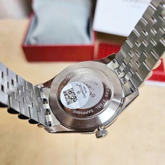 Đồng Hồ Nam Sunrise Quartz 1255SA Thép Trắng Nam
