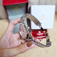 Đồng Hồ Nam Sunrise Quartz 1255SA Thép Trắng Nam