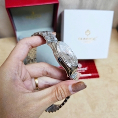 Đồng Hồ Nam Sunrise Quartz 1255SA Thép Trắng Nam