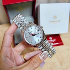 Đồng Hồ Nam Sunrise Quartz 1255SA Thép Trắng Nam