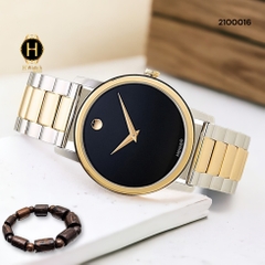 Đồng Hồ Nam Movado Quartz Museum Classic Sapphire 2100016