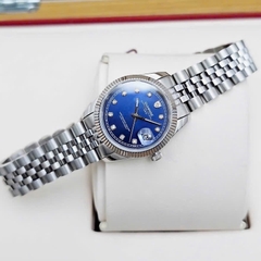 Đồng Hồ Cặp Sunrise Quartz 1255SA 2255SA Thép Trắng Blue ( Giá 1 Chiếc )