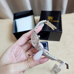 Đồng Hồ Nữ Royal Crown Quartz 2606 Thép Trắng