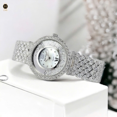 Đồng Hồ Nữ Royal Crown Quartz 2606 Thép Trắng