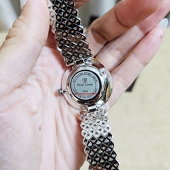 Đồng Hồ Nữ Royal Crown Quartz 2606 Thép Trắng