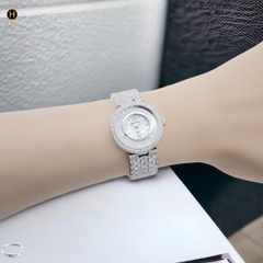 Đồng Hồ Nữ Royal Crown Quartz 2606 Thép Trắng