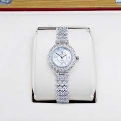 Đồng Hồ Nữ Royal Crown Quartz 2607L Thép Trắng