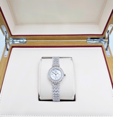 Đồng Hồ Nữ Royal Crown Quartz 2607L Thép Trắng