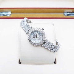 Đồng Hồ Nữ Royal Crown Quartz 2607L Thép Trắng