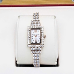 Đồng Hồ Nữ Royal Quartz 3584 Thép Rose Trắng