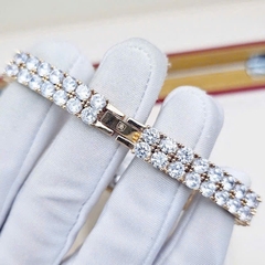 Đồng Hồ Nữ Royal Quartz 3584 Thép Rose Trắng