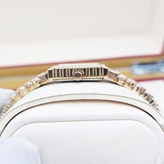 Đồng Hồ Nữ Royal Quartz 3584 Thép Rose Trắng