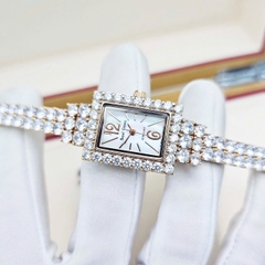 Đồng Hồ Nữ Royal Quartz 3584 Thép Rose Trắng
