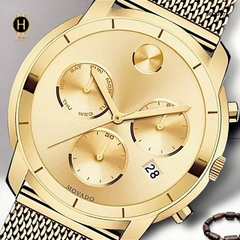 Đồng Hồ Nam Movado Quartz Bold Swiss Gold-Tone Chronograph 3600372