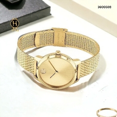 Đồng Hồ Nữ Movado Quartz 3600598 Bold Dây Thép Vàng Mặt Vàng.