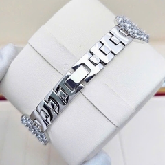 Đồng Hồ Nữ Royal Crown Quartz 3619M Thép Trắng Mặt Full Đá