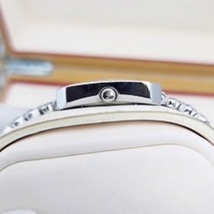 Đồng Hồ Nữ Royal Crown Quartz 3619M Thép Trắng Mặt Full Đá