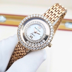  Đồng hồ Nữ Royal Crown Quartz 3628 Thép Rose