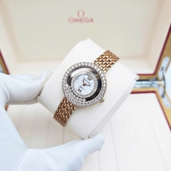  Đồng hồ Nữ Royal Crown Quartz 3628 Thép Rose