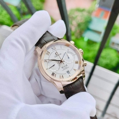 Đồng Hồ Nam Omega Automatic 431.53.42.51.02.001 Dây Thép Vỏ Trắng Mặt Trắng