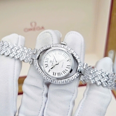 Đồng Hồ Nữ Royal Crowm Quartz 4610 Dây Sắt Đính Đá