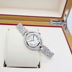Đồng Hồ Nữ Royal Crowm Quartz 4610 Dây Sắt Đính Đá