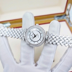 Đồng Hồ Nữ Royal Crown Quartz 4617 Thép Trắng