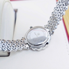 Đồng Hồ Nữ Royal Crown Quartz Đính Đá 4660 Thép Trắng
