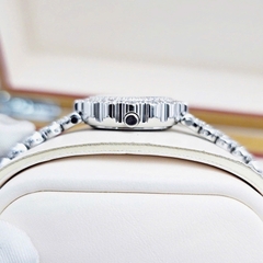 Đồng Hồ Nữ Royal Crown Quartz Đính Đá 4660 Thép Trắng
