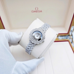 Đồng Hồ Nữ Royal Crown Quartz Đính Đá 4660 Thép Trắng