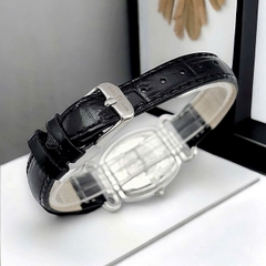 Đồng Hồ Nữ Royal Quartz 4670 Da Đen Mặt Trắng